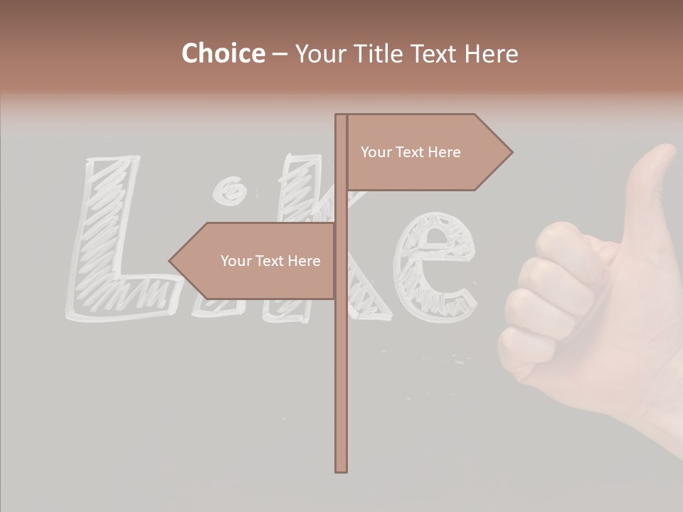 Blog Word On Line PowerPoint Template