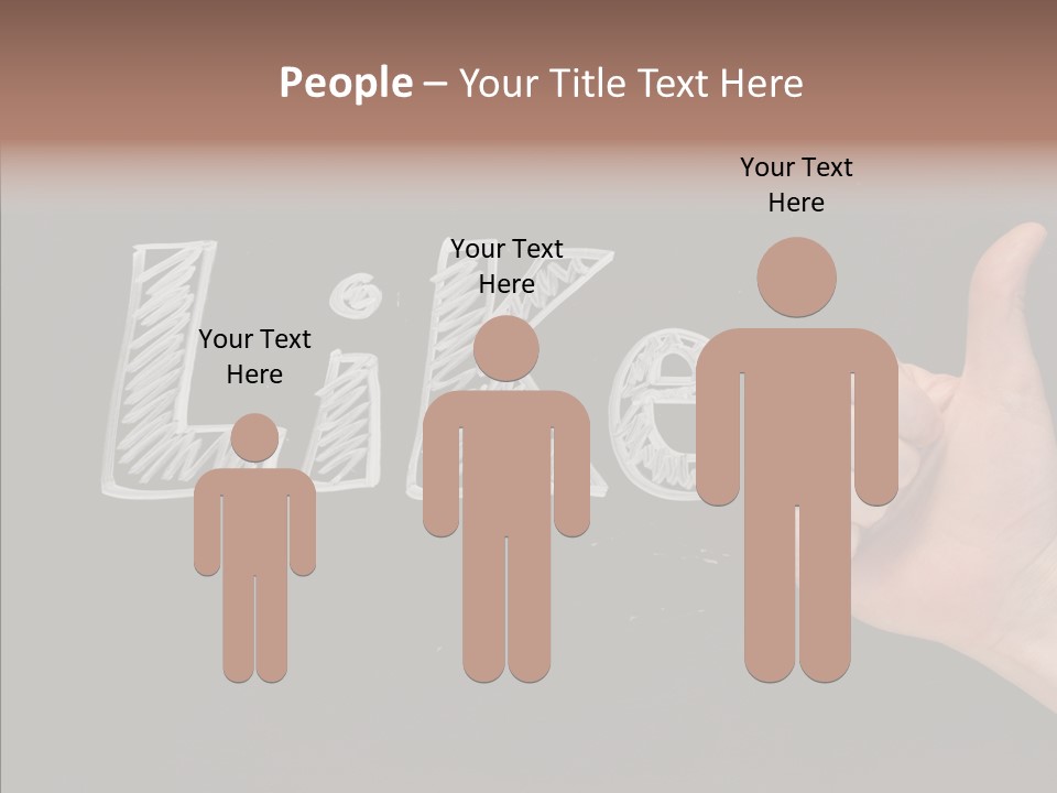 Blog Word On Line PowerPoint Template
