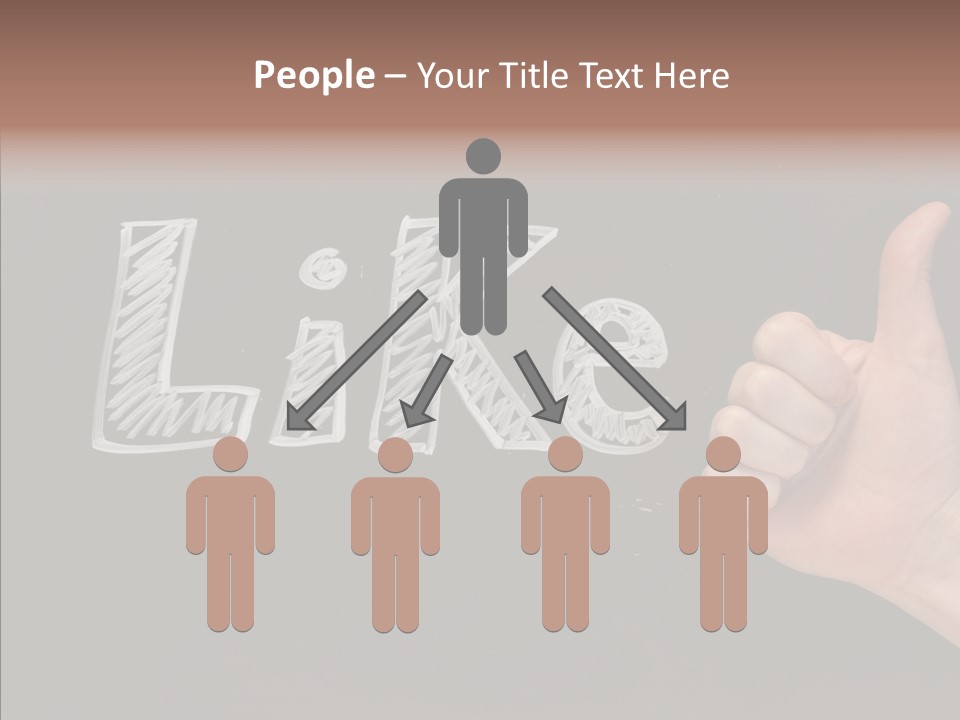 Blog Word On Line PowerPoint Template