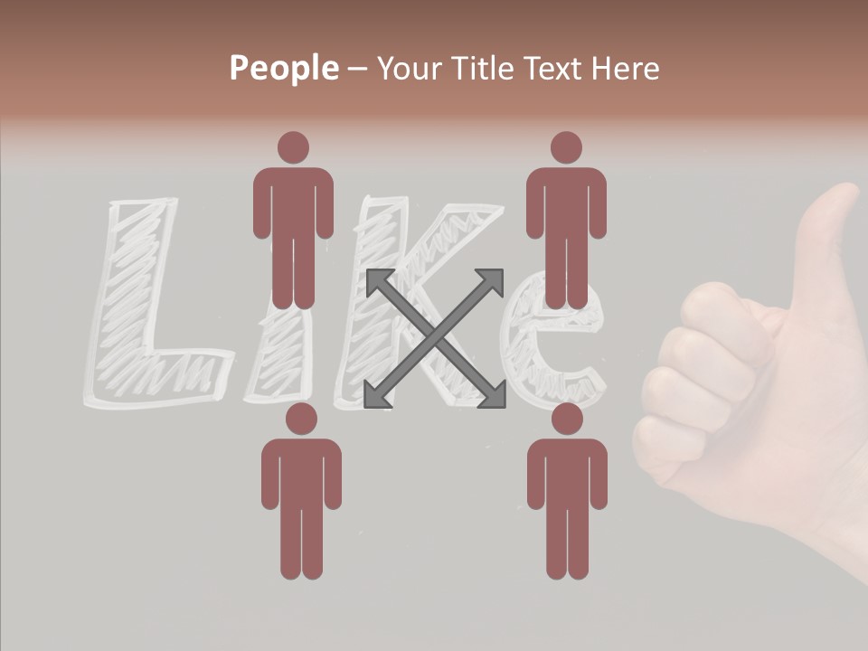 Blog Word On Line PowerPoint Template