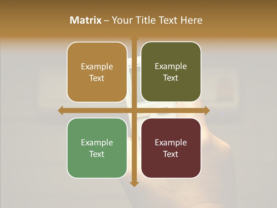 Fresh Home Handle PowerPoint Template