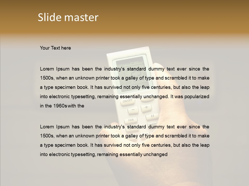 Fresh Home Handle PowerPoint Template