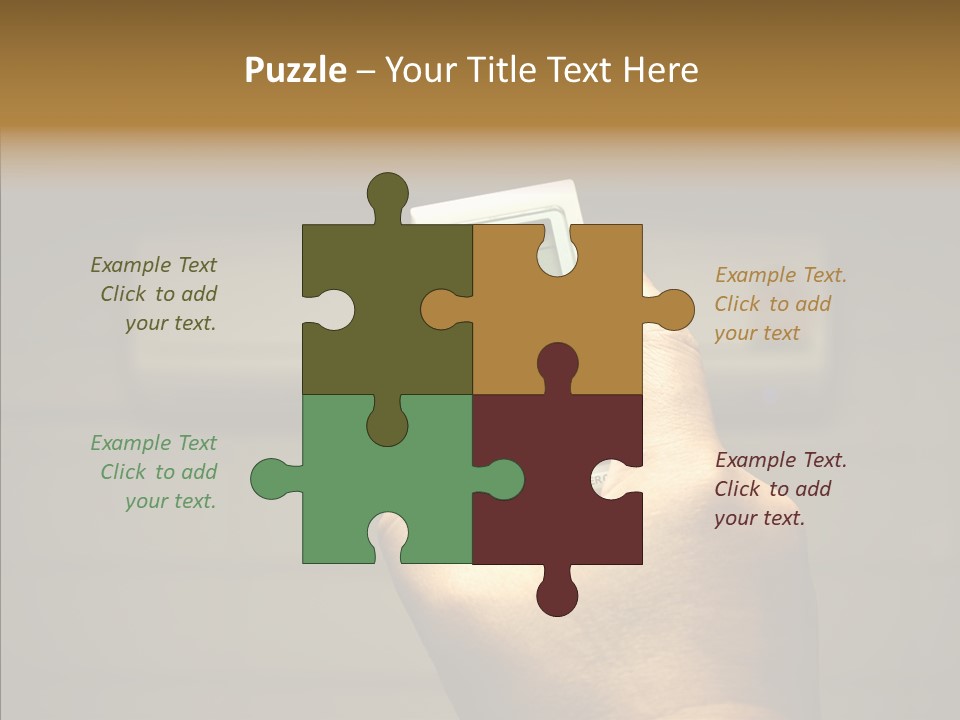 Fresh Home Handle PowerPoint Template