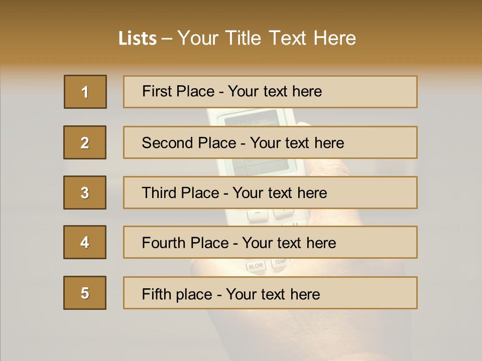 Fresh Home Handle PowerPoint Template