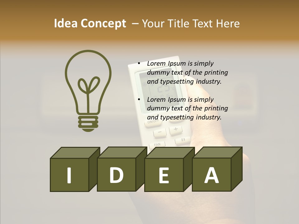 Fresh Home Handle PowerPoint Template