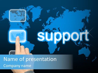 Share Contact Professional PowerPoint Template