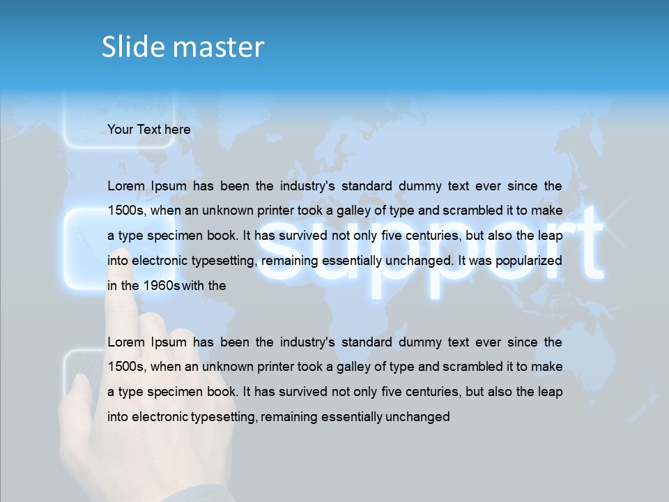 Share Contact Professional PowerPoint Template