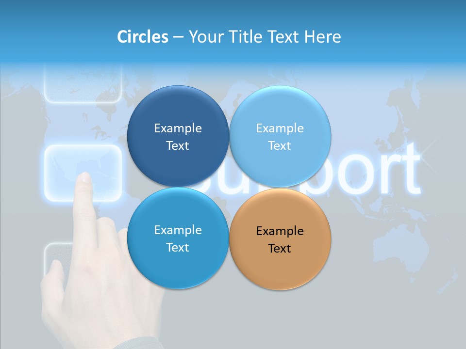 Share Contact Professional PowerPoint Template