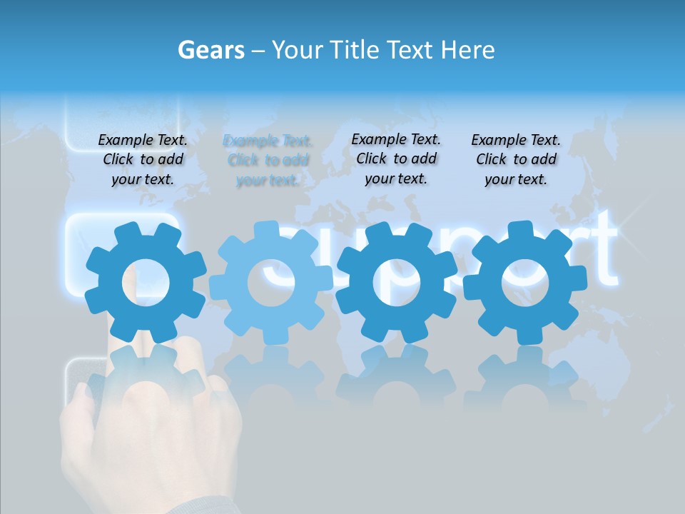 Share Contact Professional PowerPoint Template