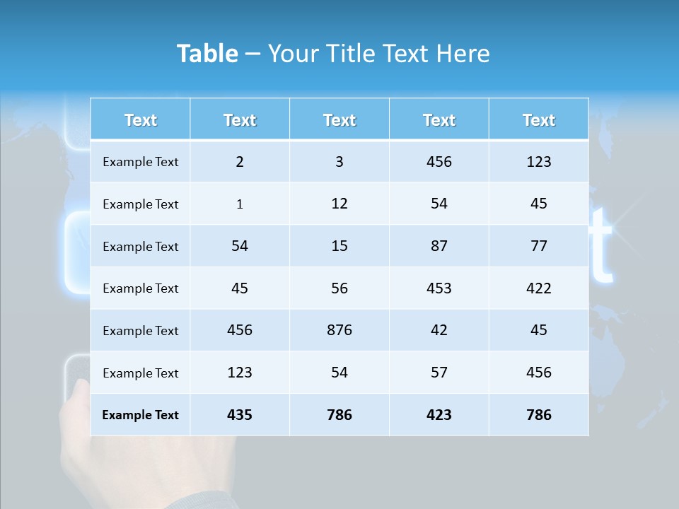 Share Contact Professional PowerPoint Template