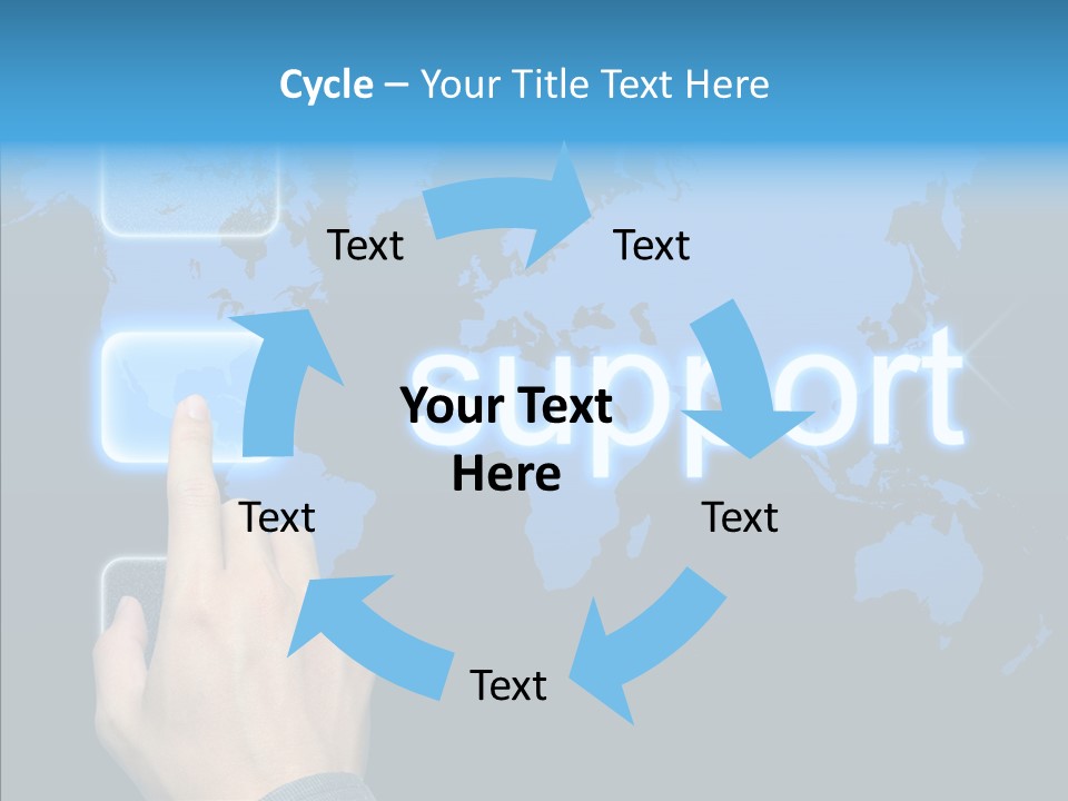 Share Contact Professional PowerPoint Template