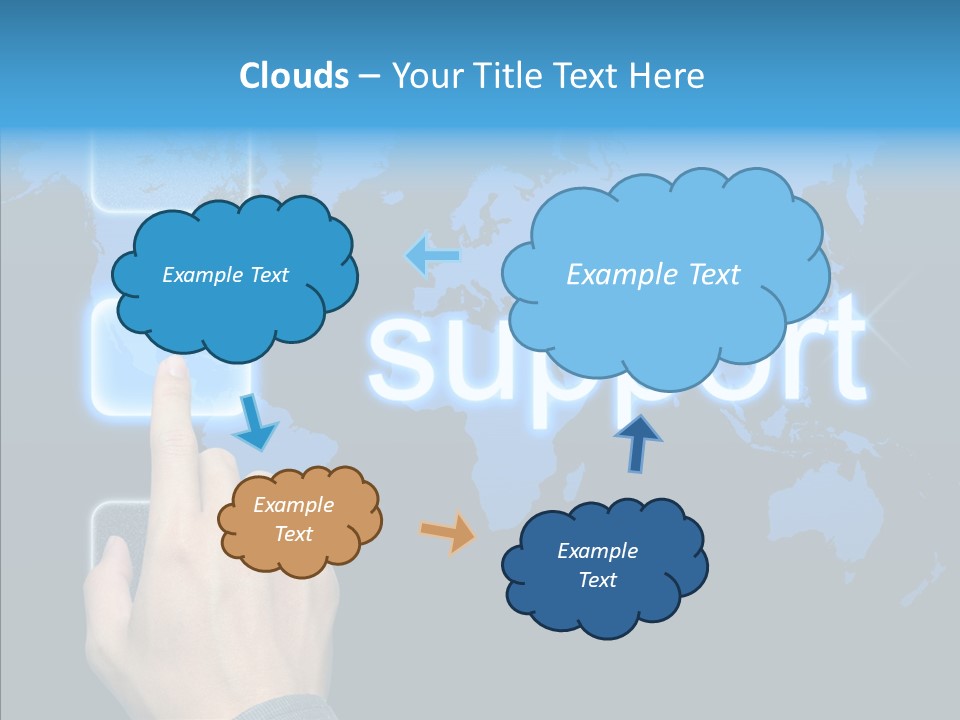Share Contact Professional PowerPoint Template