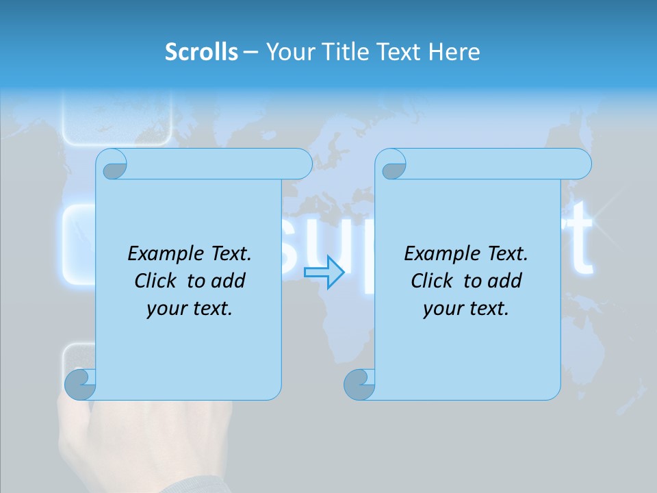 Share Contact Professional PowerPoint Template