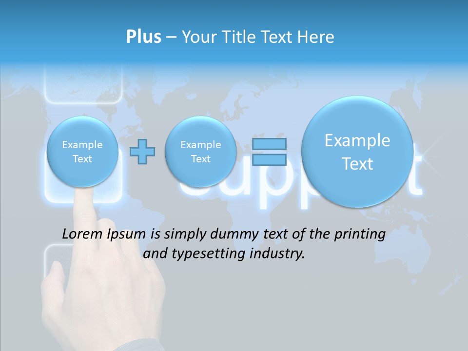 Share Contact Professional PowerPoint Template