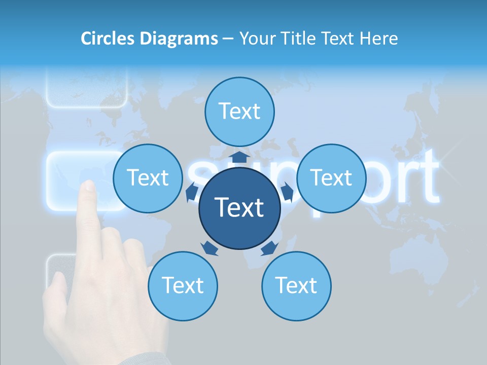 Share Contact Professional PowerPoint Template