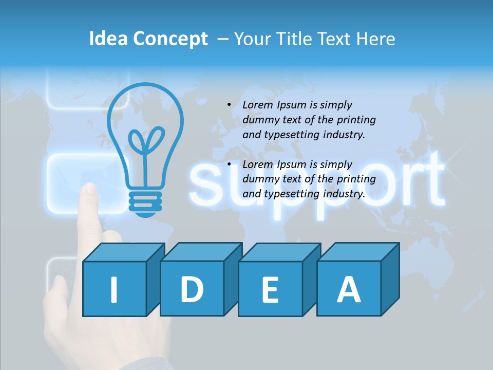 Share Contact Professional PowerPoint Template