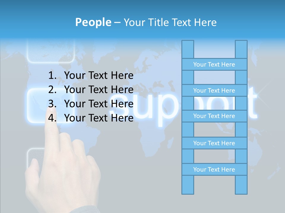 Share Contact Professional PowerPoint Template