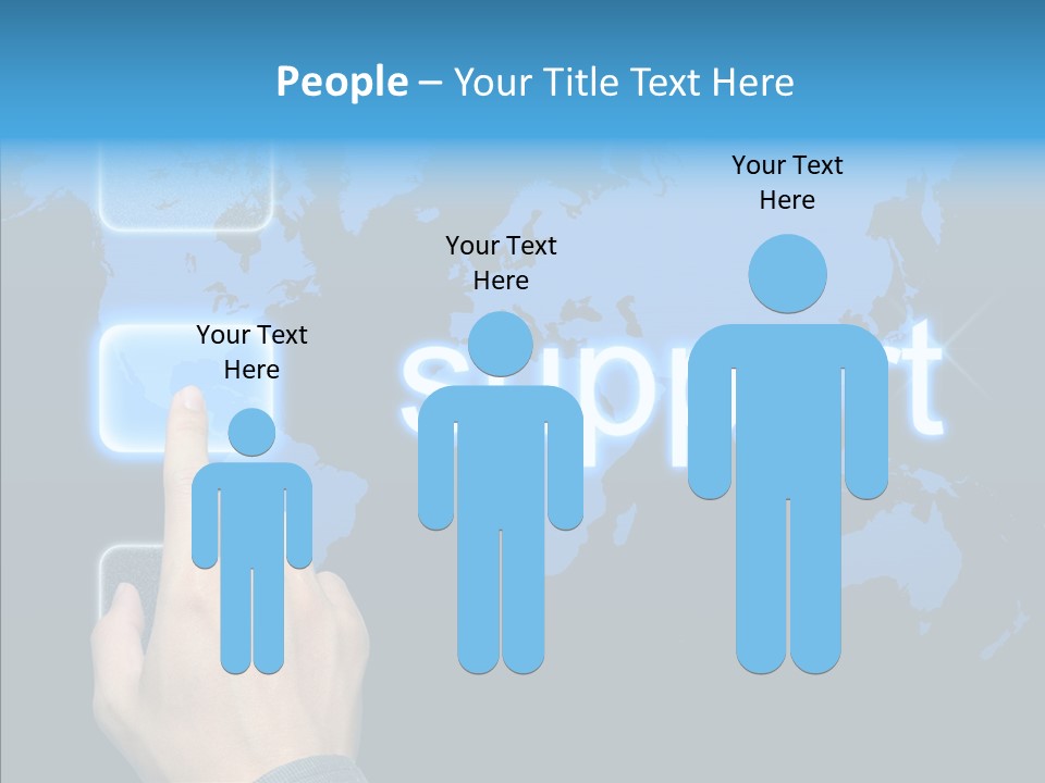 Share Contact Professional PowerPoint Template