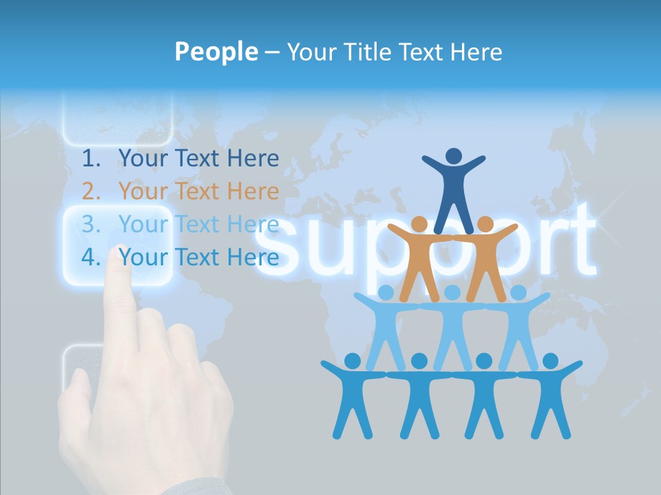 Share Contact Professional PowerPoint Template