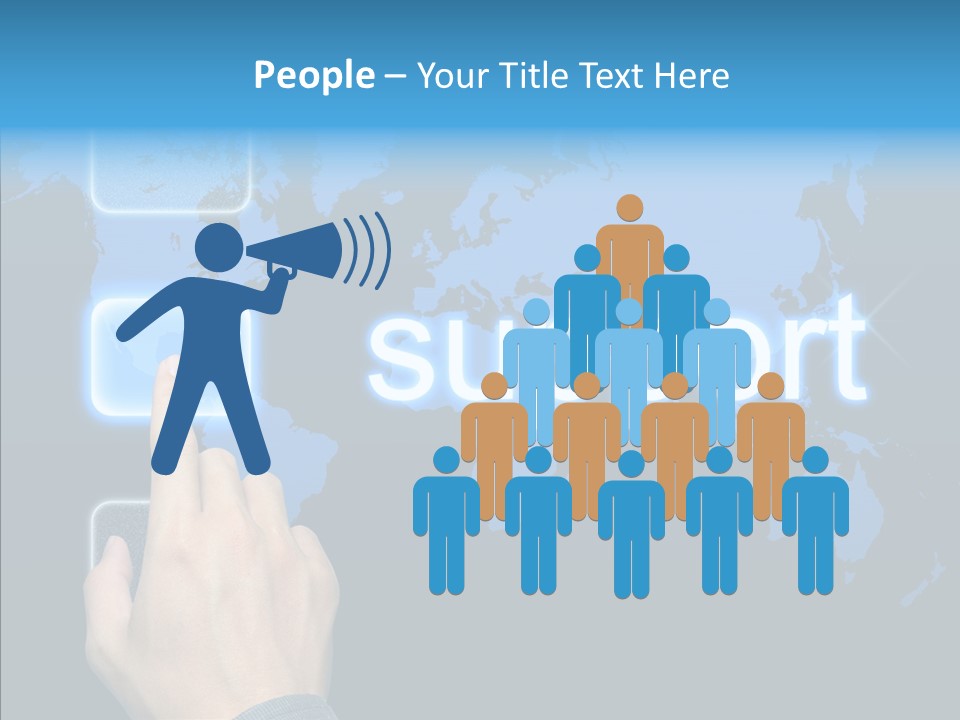 Share Contact Professional PowerPoint Template