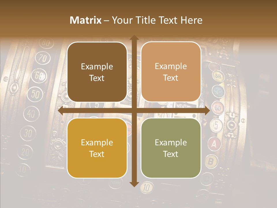 Antique Money Buying PowerPoint Template