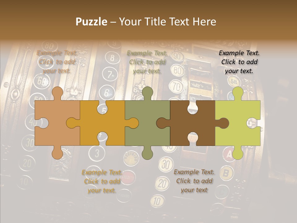 Antique Money Buying PowerPoint Template