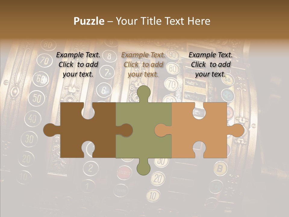 Antique Money Buying PowerPoint Template