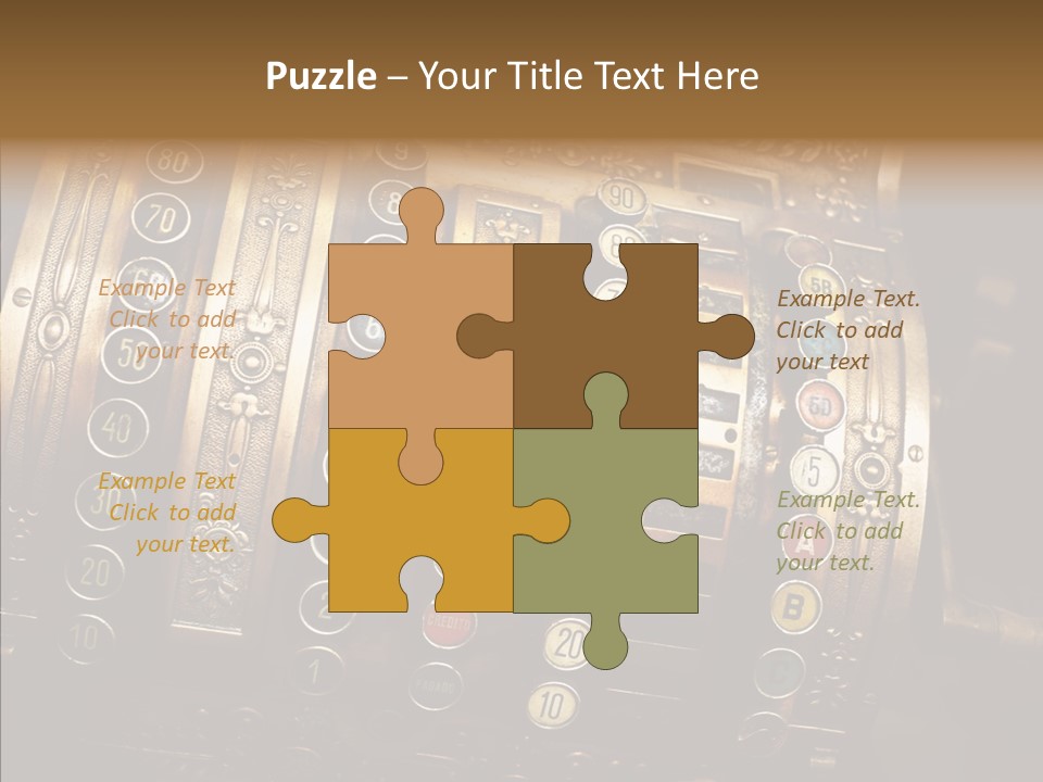 Antique Money Buying PowerPoint Template
