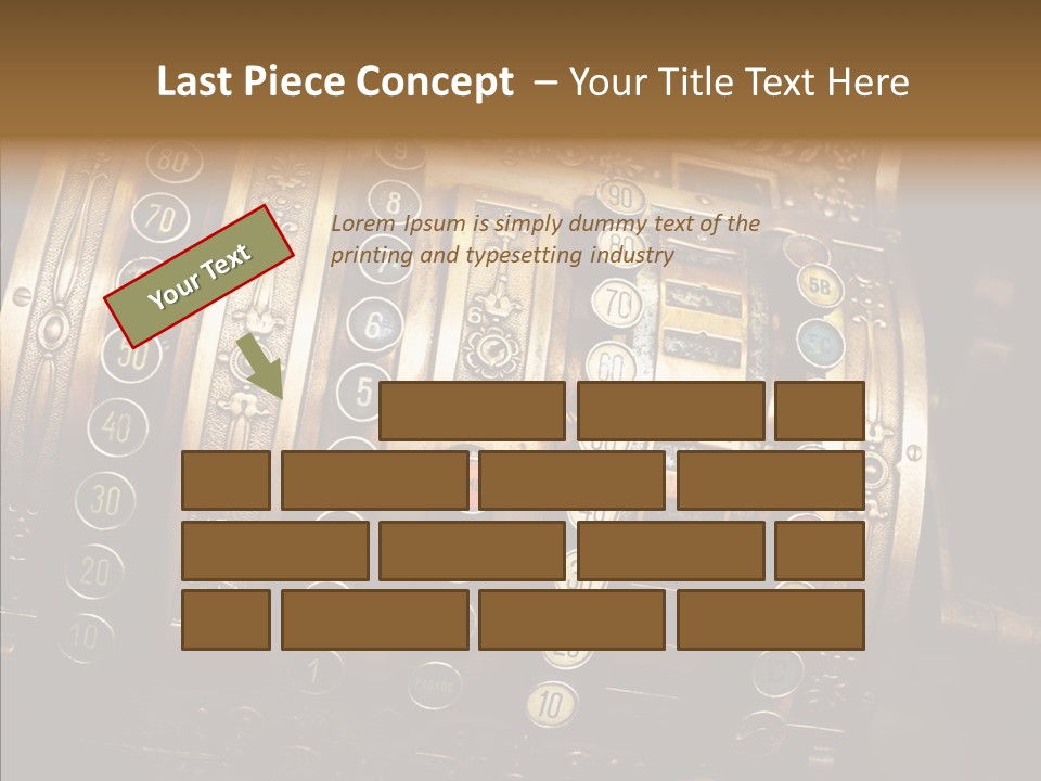 Antique Money Buying PowerPoint Template