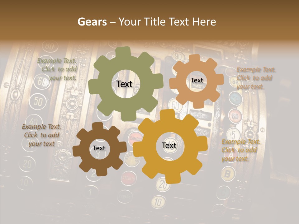 Antique Money Buying PowerPoint Template