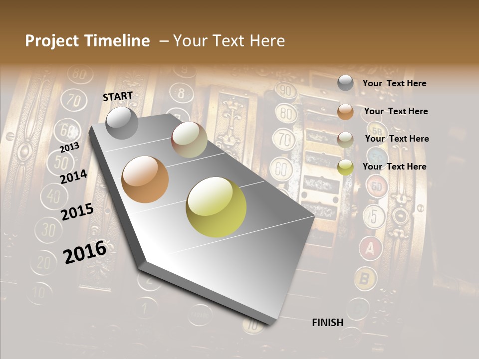 Antique Money Buying PowerPoint Template