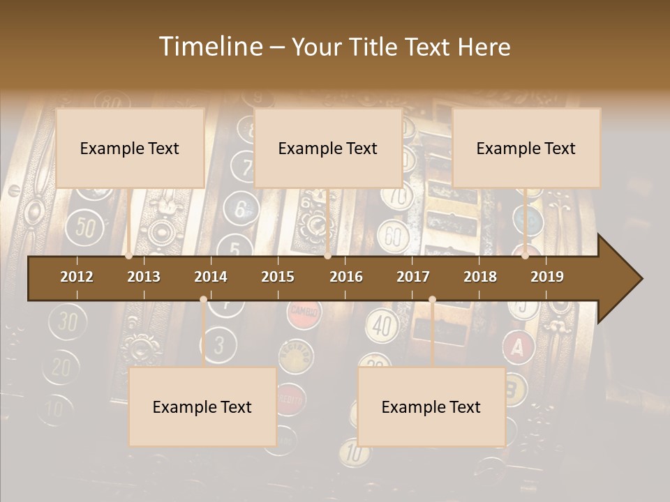 Antique Money Buying PowerPoint Template