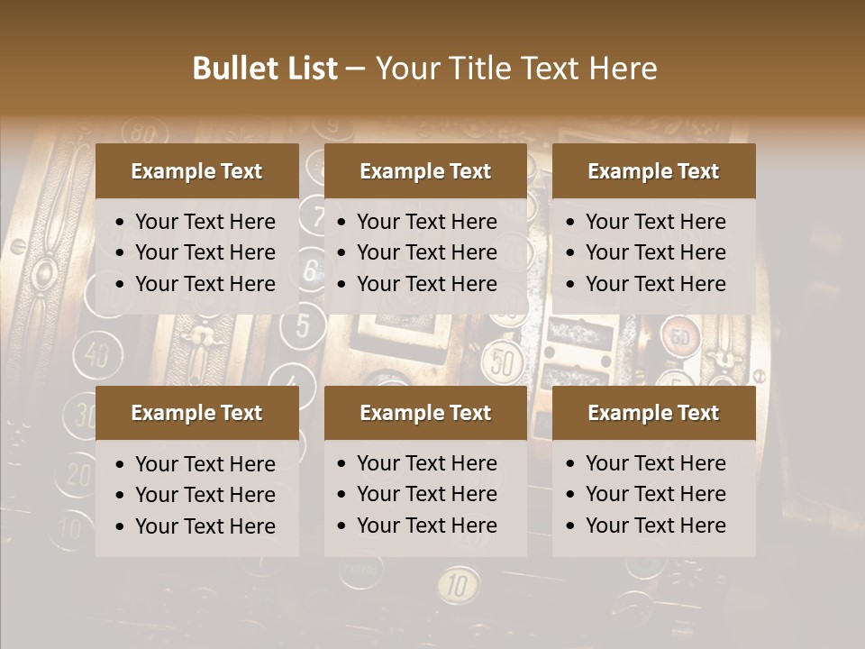 Antique Money Buying PowerPoint Template