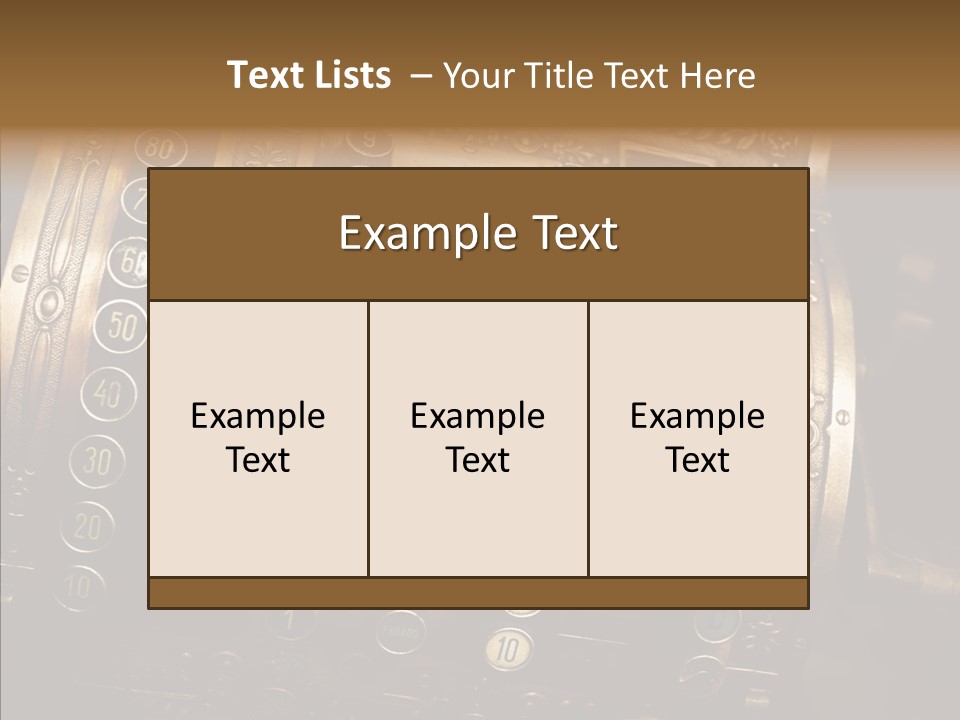 Antique Money Buying PowerPoint Template