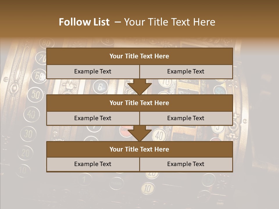 Antique Money Buying PowerPoint Template