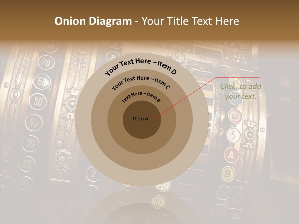 Antique Money Buying PowerPoint Template