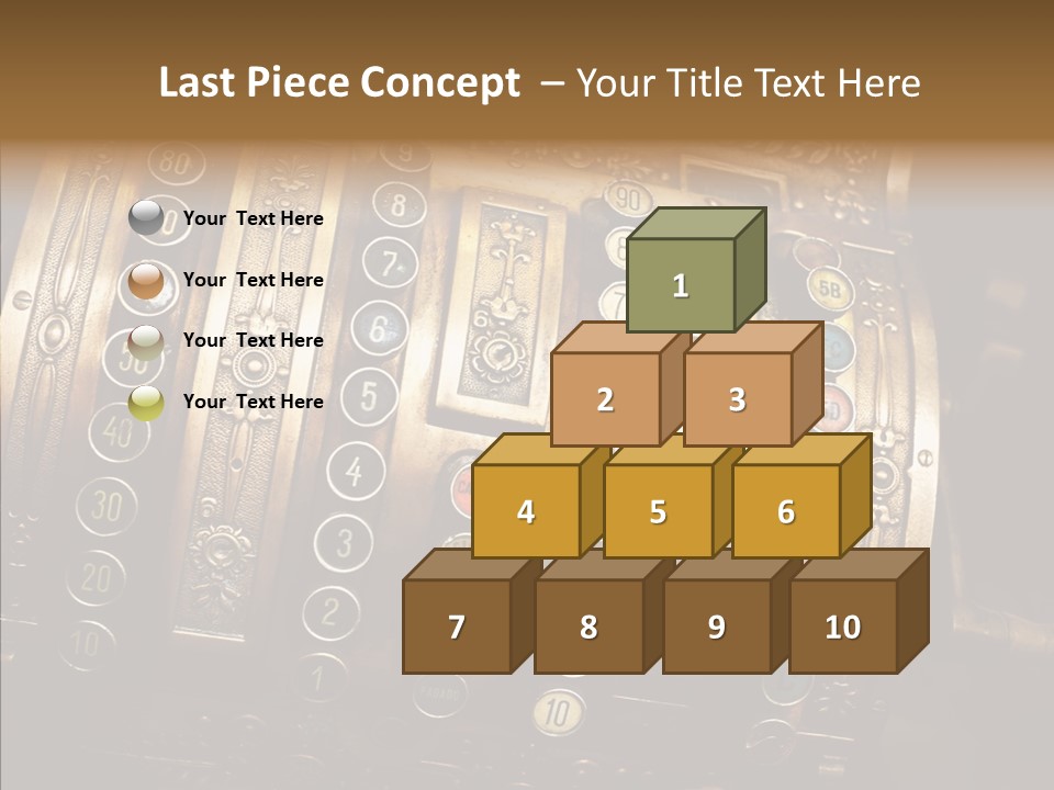 Antique Money Buying PowerPoint Template