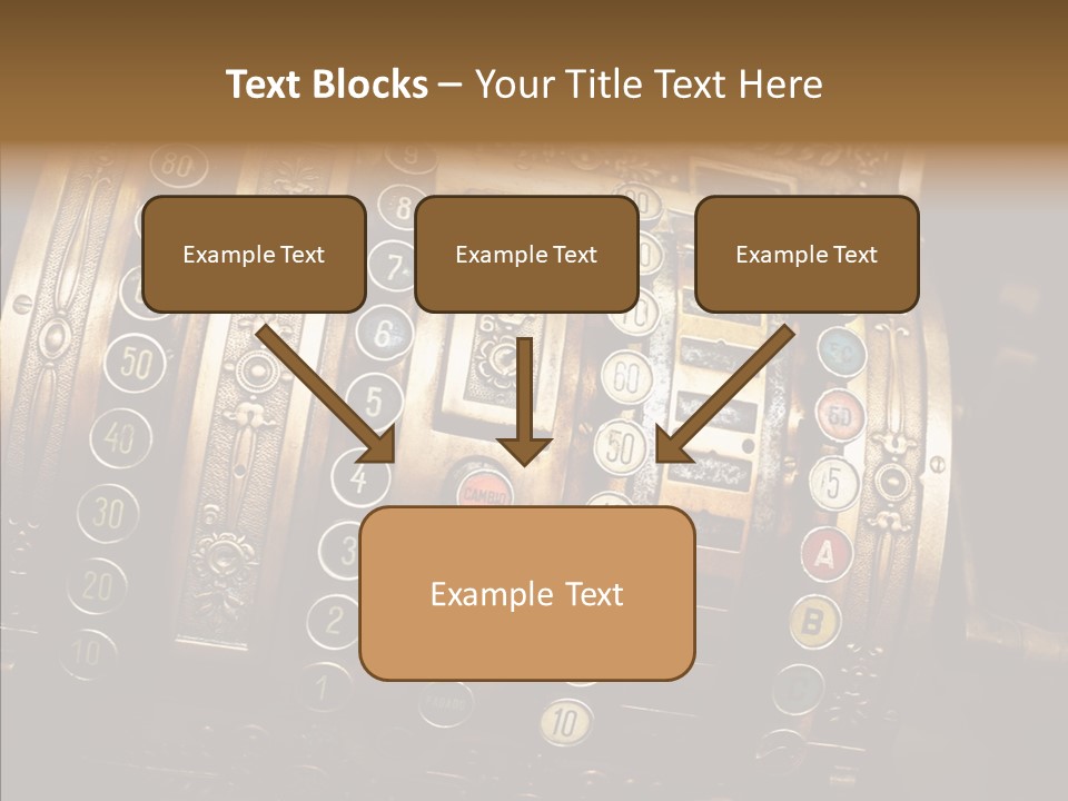 Antique Money Buying PowerPoint Template