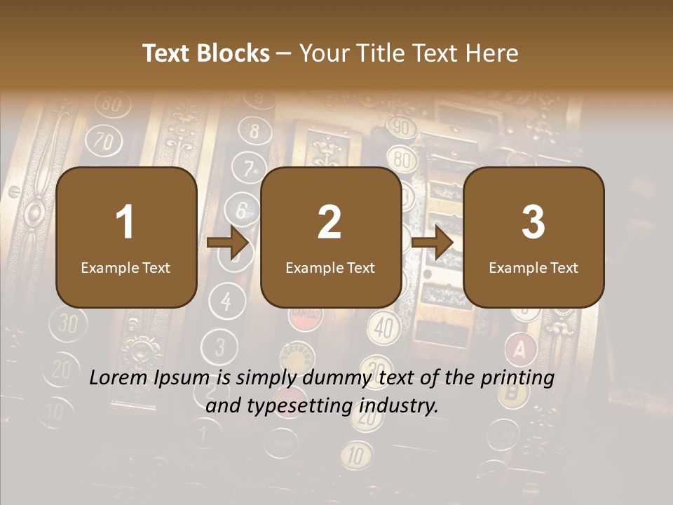 Antique Money Buying PowerPoint Template