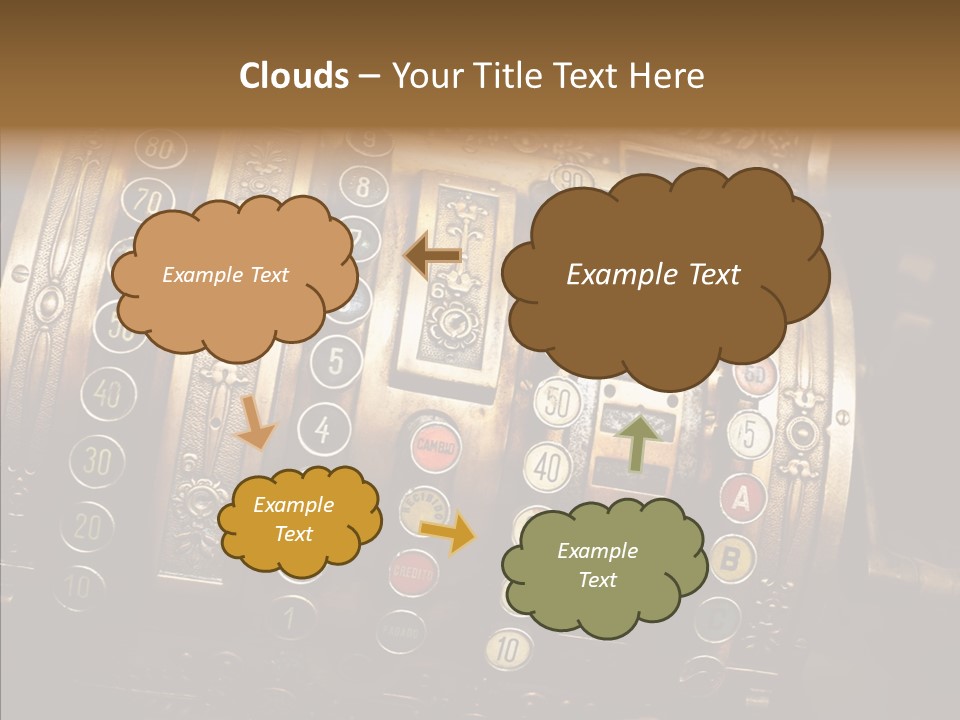Antique Money Buying PowerPoint Template