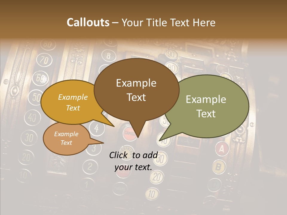 Antique Money Buying PowerPoint Template