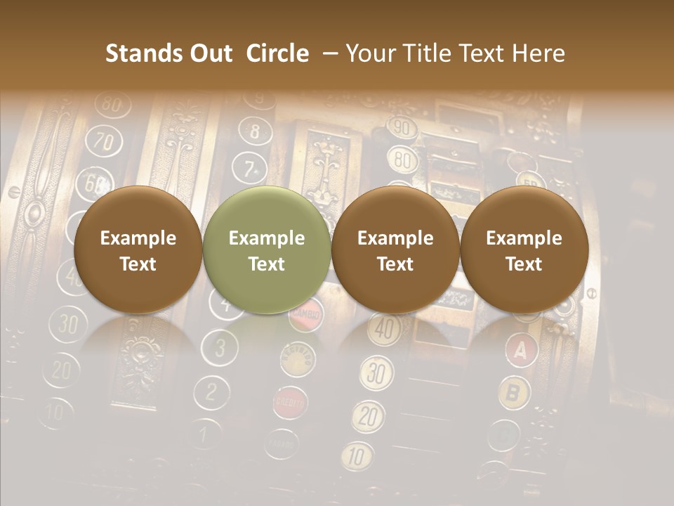 Antique Money Buying PowerPoint Template