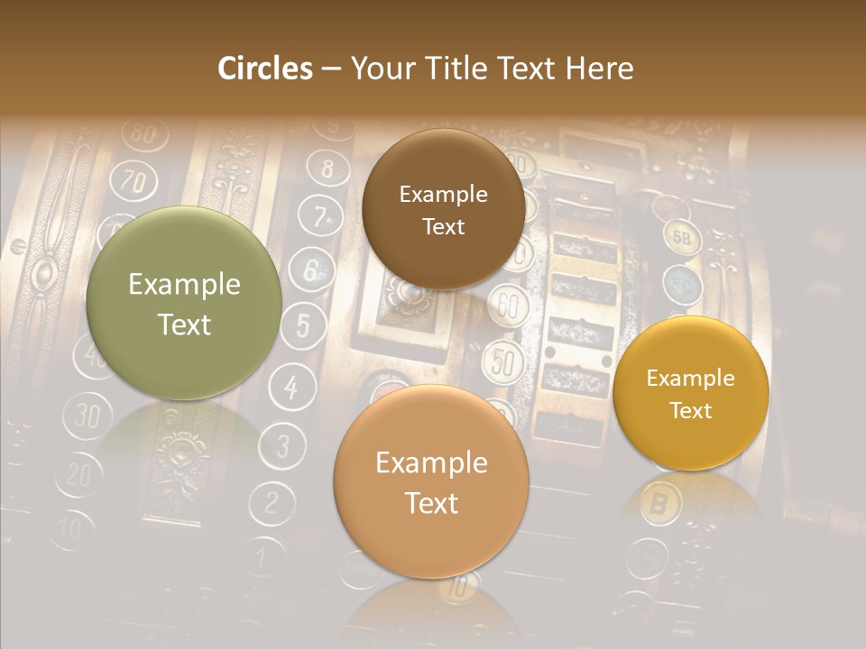 Antique Money Buying PowerPoint Template