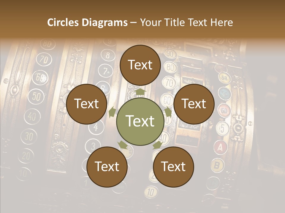 Antique Money Buying PowerPoint Template