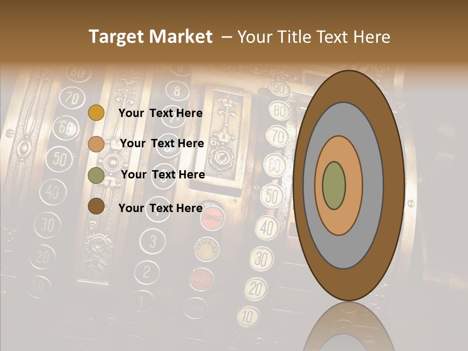Antique Money Buying PowerPoint Template