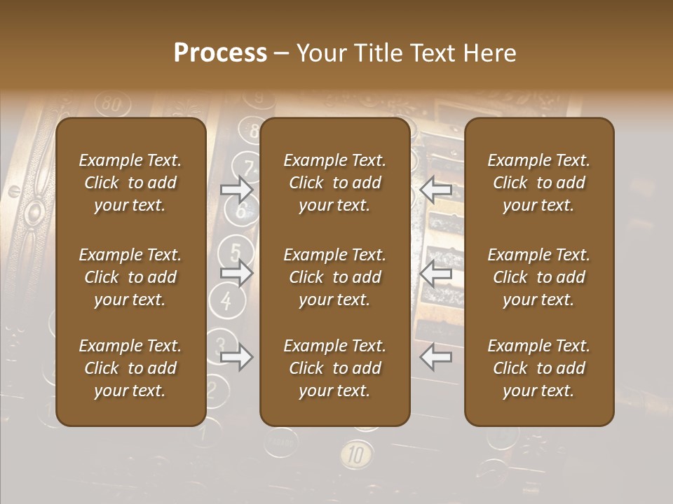 Antique Money Buying PowerPoint Template