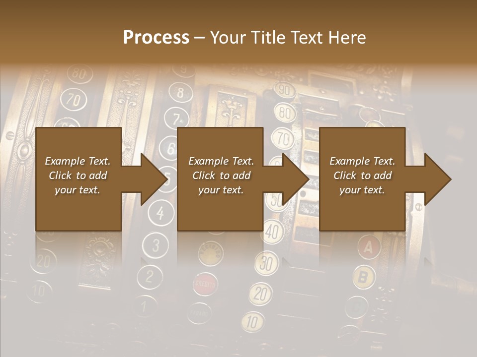 Antique Money Buying PowerPoint Template