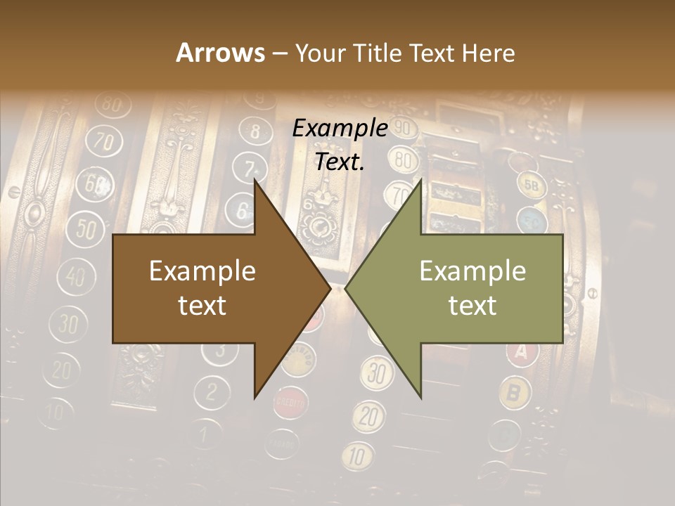 Antique Money Buying PowerPoint Template