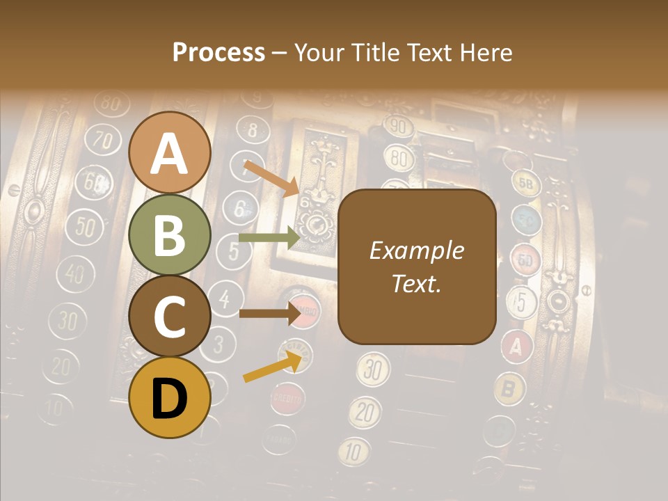 Antique Money Buying PowerPoint Template