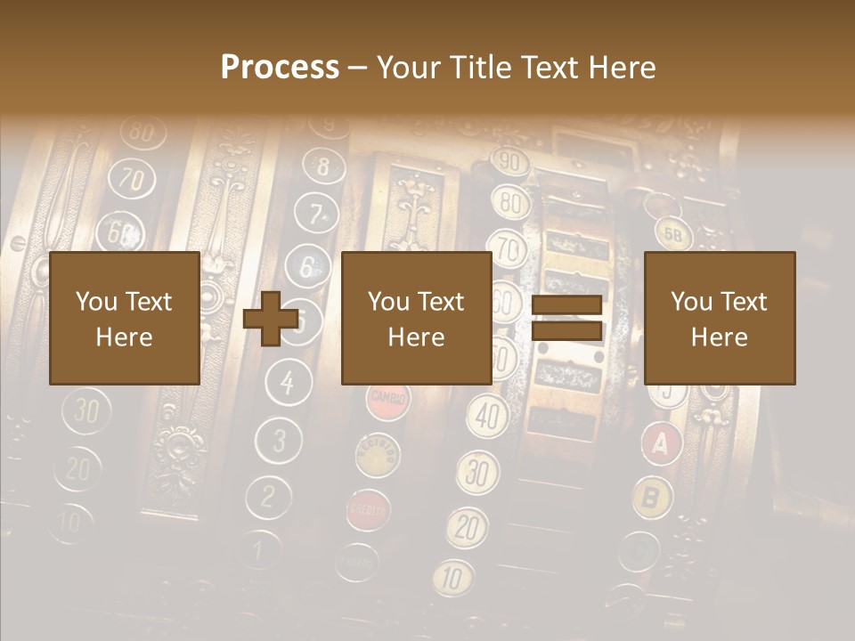 Antique Money Buying PowerPoint Template